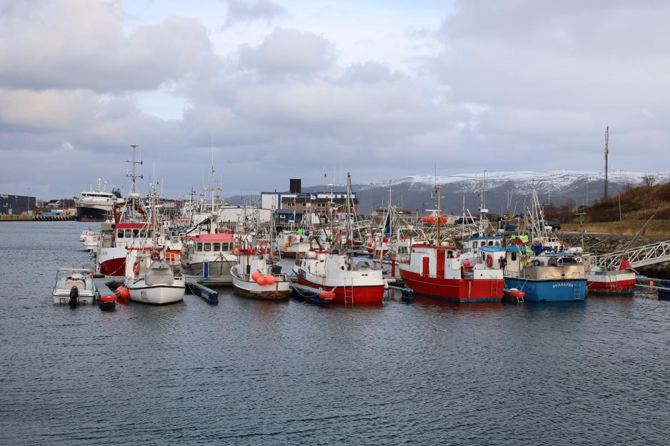 Båter til kai i Båtsfjord