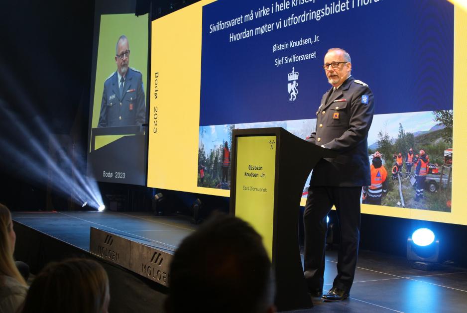 Øistein Knudsen jr. Sjef for Sivilforsvaret, Agenda Nord-Norge