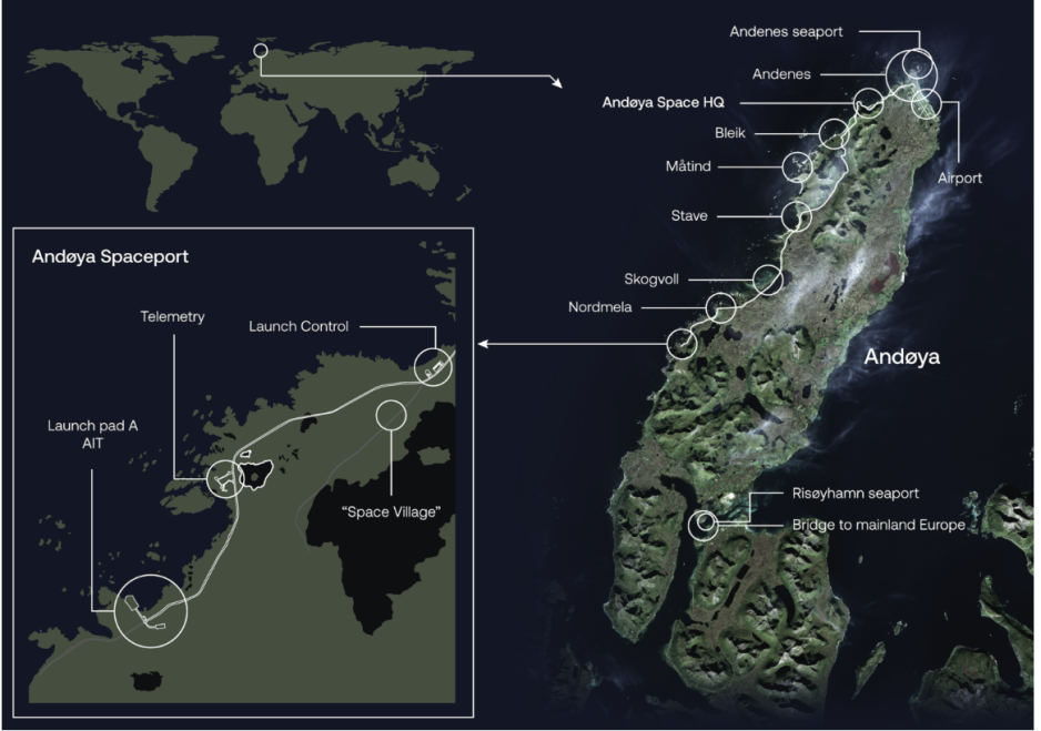 Kart Andøya Space