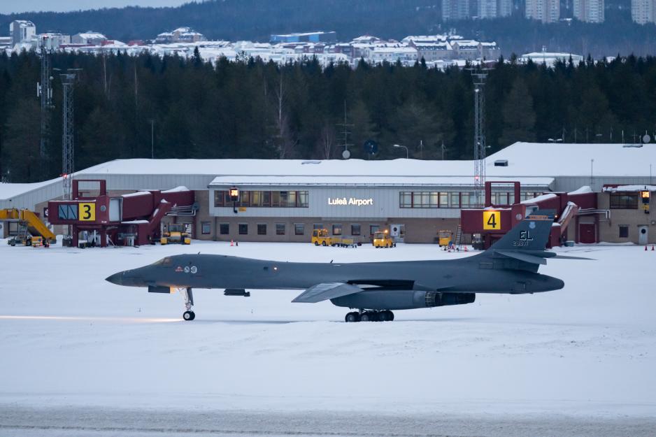 US strategic bombers deployed in northern Sweden