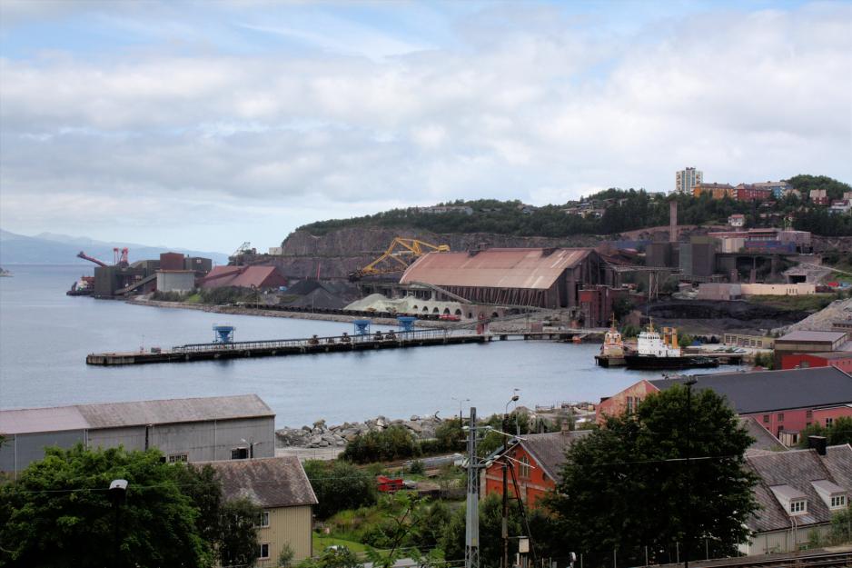 Fra malmhavnen i Narvik Fra malmhavnen i Narvik