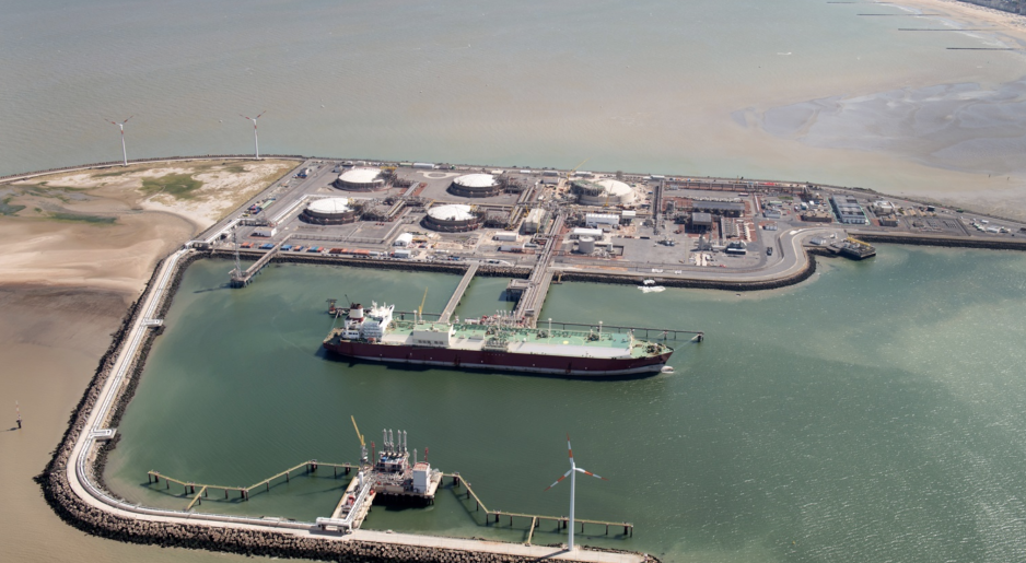 Fluxys' Zeebrugge terminal in Belgium. (Source: Fluxys) Fluxys Zeebrugge Terminal