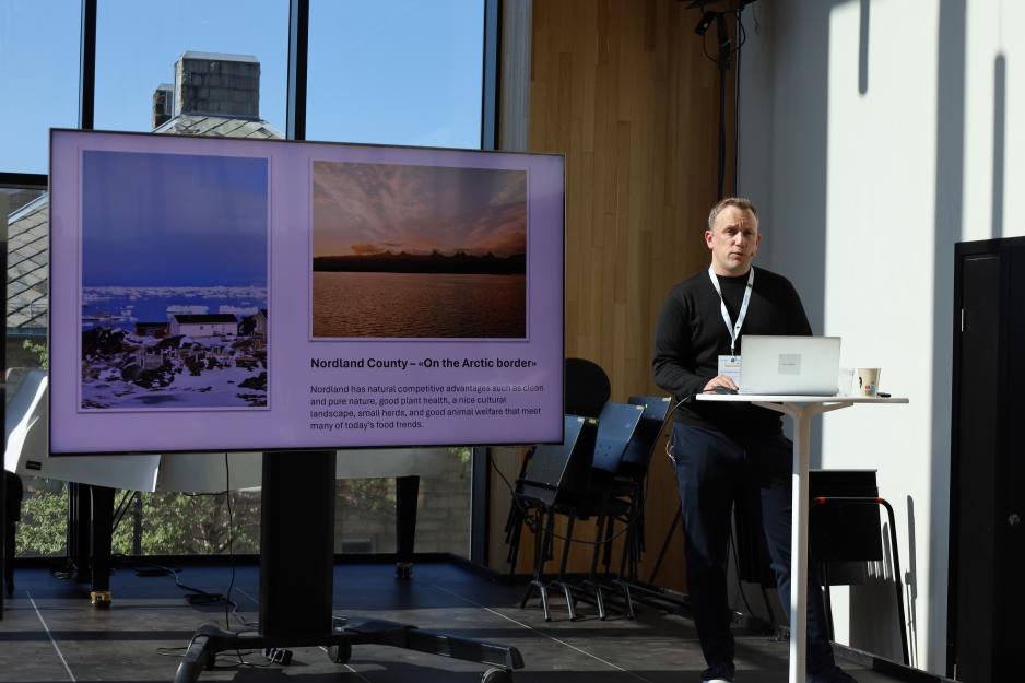 Per Theodor Tørrissen ved Nordnorsk Kompetansesenter Mat