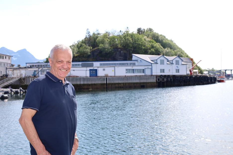 Daglig leder Arild Aasjord i Steigen Sjømat.