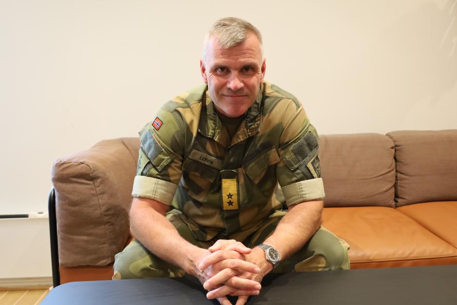 Norges hærsjef generalmajor Lars Lervik