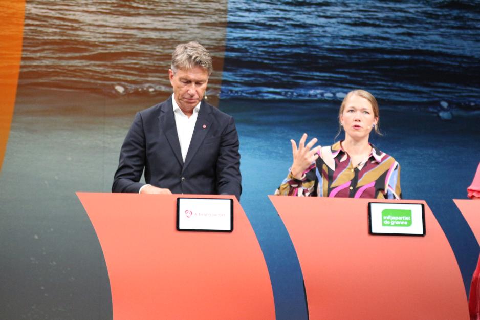 Terje Aasland og Une Bastholm