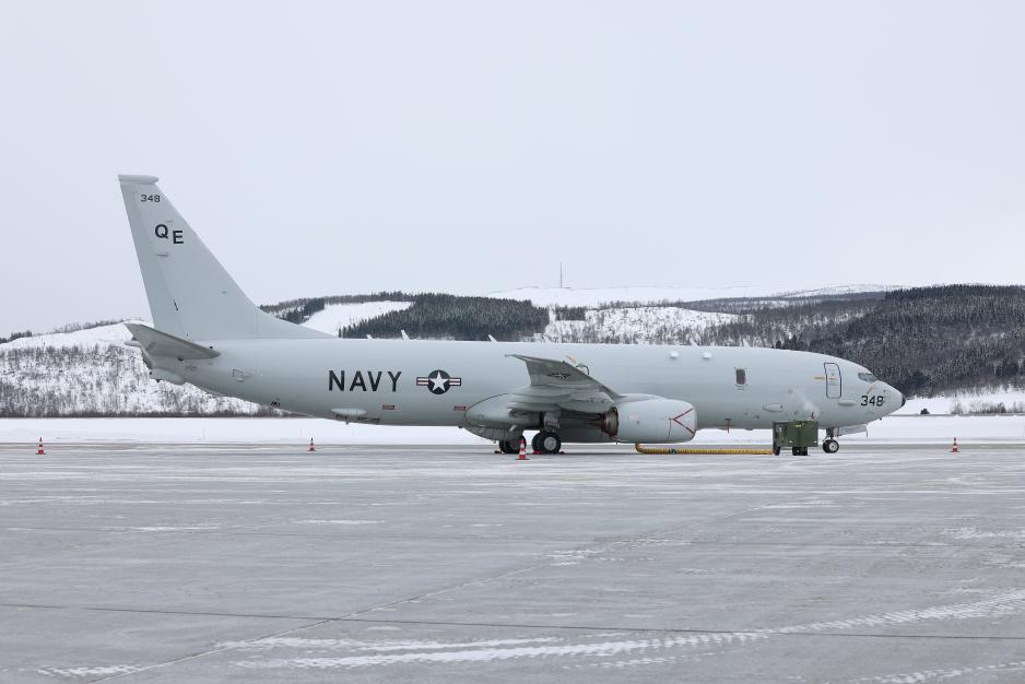 USA opererer jevnlig med P-8 Poseidon maritime patruljefly i nordområdene. Kanskje omhandlet søknaden om landing i Longyearbyen et slikt fly. Bilde fra Evenes flystasjon. (Foto: Torbjørn Kjosvold/Forsvaret) USA opererer jevnlig med P-8 Poseidon maritime patruljefly i nordområdene. Kanskje omhandlet søknaden om landing i Longyearbyen et slikt fly. Bilde fra Evenes flystasjon. (Foto: Torbjørn Kjosvold/Forsvaret)