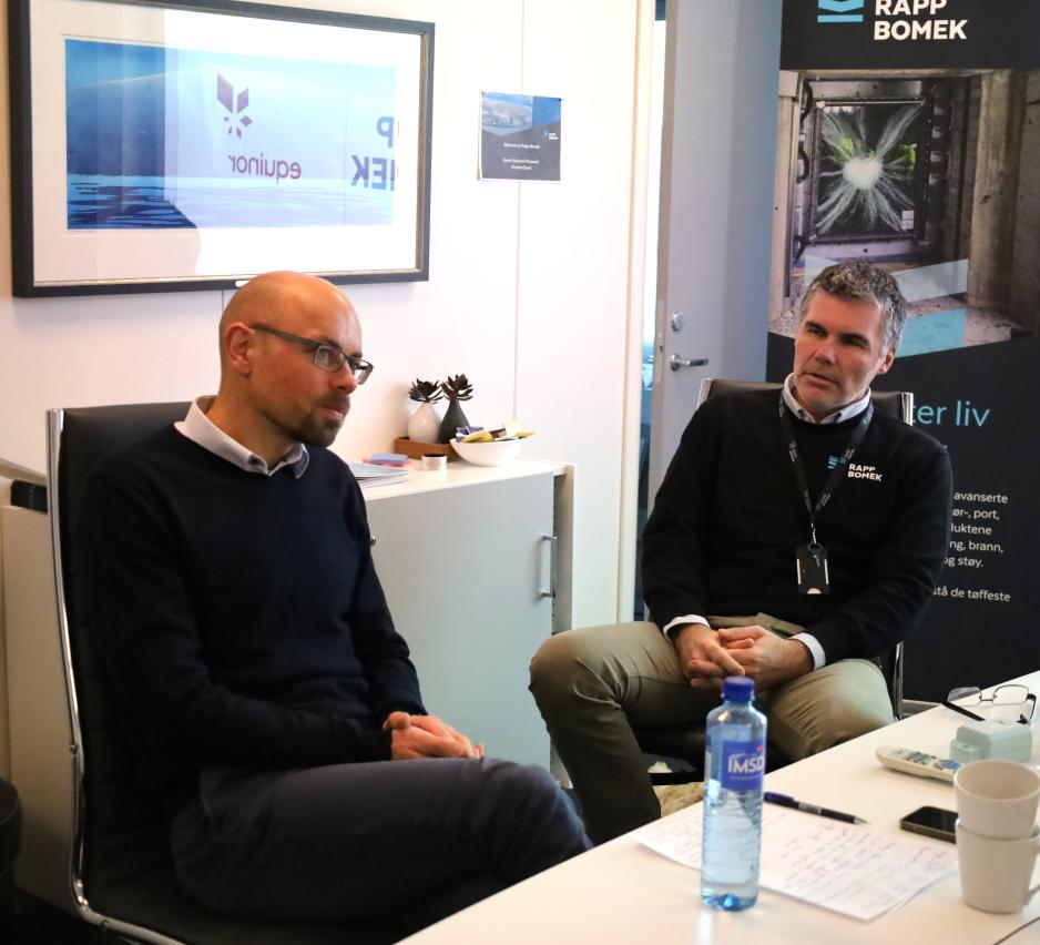 Fra pressemøte Rapp Bomek og Equinor