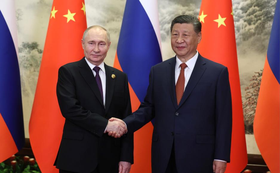 Russlands president Vladimir Putin på besøk hos Kinas president Xi Jinping i mai. (Foto: Kreml.ru) Russlands president Vladimir Putin på besøk hos Kinas president Xi Jinping i mai. (Foto: Kreml.ru)