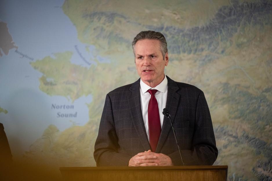 Alaska's governor Mike Dunleavy (R) Alaska's governor Mike Dunleavy (R)