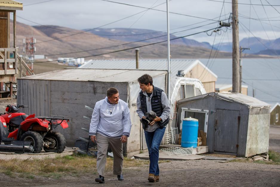 Prime Minister Justin Trudeau visits Arctic Bay Prime Minister Justin Trudeau visits Arctic Bay