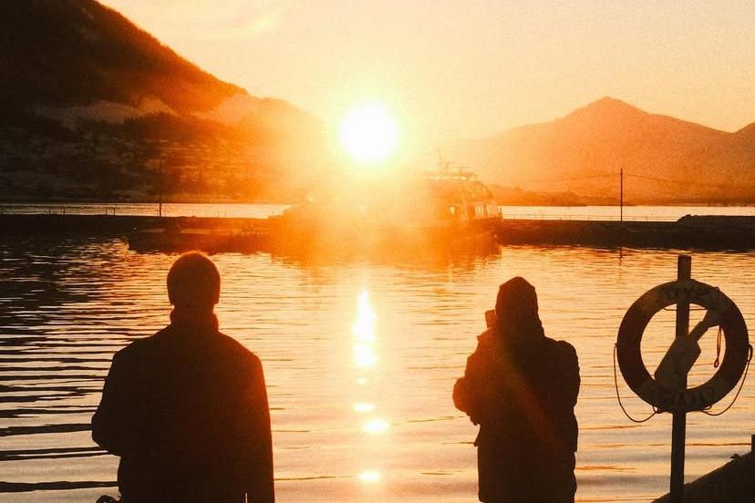 After month long dip below the horizon, the sun was finally back in Tromsø, northern Norway at the end of January. (Photo: Astri Edvardsen) Sol Tromsø