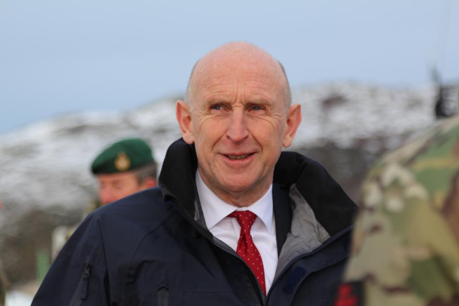 John Healey i Bodø