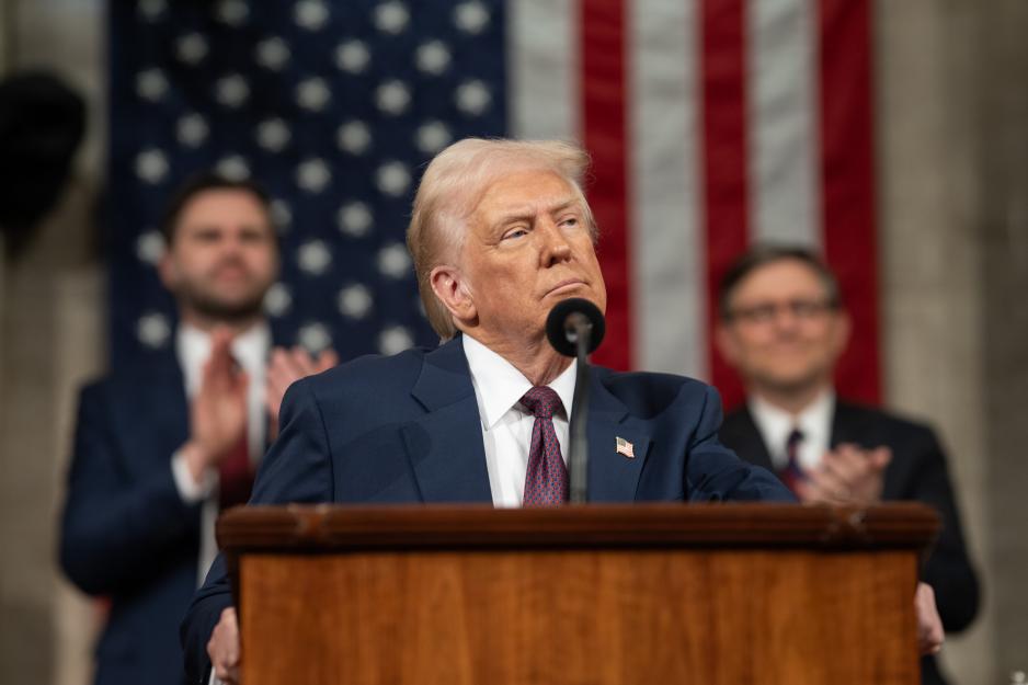 US president Donald Trumps speech Tuesday March 4, was the longest to a joint Congress ever US president Donald Trumps speech