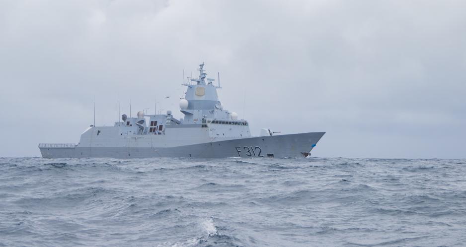 Den norske fregatten KNM Otto Sverdrup, her på et tidligere seilas i Andfjorden, skal i aksjon når Formidable Shield innledes mandag. Danmark, Nederland, Belgia, Spania, Canada og USA deltar også med fregatter på øvelsen.  (Foto: Daniel Netland/Forsvaret) Den norske fregatten KNM Otto Sverdrup, her på et tidligere seilas i Andfjorden, skal i aksjon når Formidable Shield innledes mandag. Danmark, Nederland, Belgia, Spania, Canada og USA deltar også med fregatter på øvelsen. (Foto: Daniel Netland/Forsvaret)