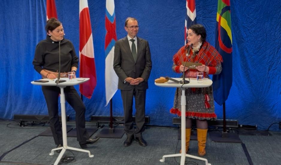 – Full involvering og aktiv deltakelse fra urfolksrepresentanter er sentralt i det arktiske samarbeidet, fastslår sametingspresident Silje Karine Moutka (NSR). (Foto: Astri Edvardsen) – Full involvering og aktiv deltakelse fra urfolksrepresentanter er sentralt i det arktiske samarbeidet, fastslår sametingspresident Silje Karine Moutka (NSR). (Foto: Astri Edvardsen)