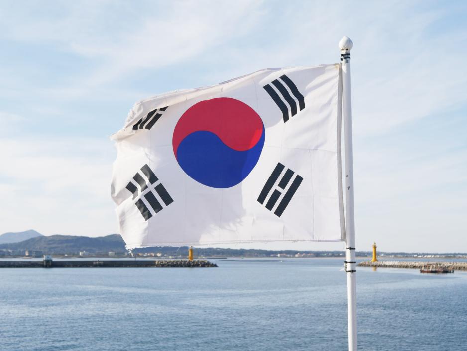 Republic of Koreas flag Republic of Koreas flag