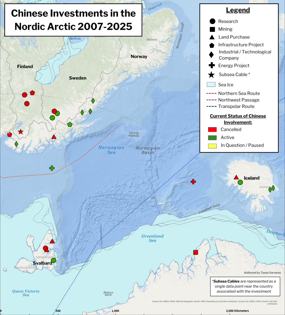 Chinese investments in the Nordic Arctic Chinese investments in the Nordic Arctic