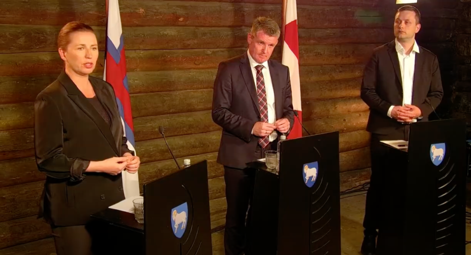 – Dette riksmøtet vil bli husket for sitt alvor. Det er økte spenninger i vår del av verden. Vi opplever det i Østersjøen og ved Natos nordlige flanke, men også i det høye nord, sier Danmarks statsminister Mette Frederiksen. (Skjermdump fra pressekonferanse) – Dette riksmøtet vil bli husket for sitt alvor. Det er økte spenninger i vår del av verden. Vi opplever det i Østersjøen og ved Natos nordlige flanke, men også i det høye nord, sier Danmarks statsminister Mette Frederiksen. (Skjermdump fra pressekonferanse)