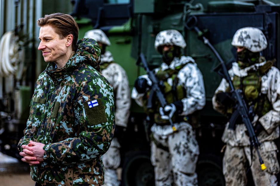 Den framskutte landstyrken i Nord-Finland vil være er en viktig del av Natos avskrekking og forsvar ved nordflanken, og et sterkt uttrykk for alliert samhold og solidaritet, framholder den finske forsvarsministeren Antti Häkkänen (Samlingspartiet). (Foto: Tue Skals) Den framskutte landstyrken i Nord-Finland vil være er en viktig del av Natos avskrekking og forsvar ved nordflanken, og et sterkt uttrykk for alliert samhold og solidaritet, framholder den finske forsvarsministeren Antti Häkkänen (Samlingspartiet). (Foto: Tue Skals)