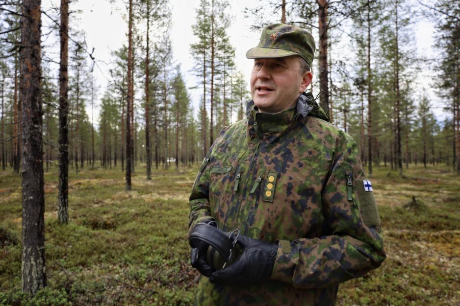 Oberst Marko Kivelä, sjef for Jegerbrigaden i Lappland, Nord-Finland. (Foto: Astri Edvardsen) Oberst Marko Kivelä, sjef for Jegerbrigaden i Lappland, Nord-Finland. (Foto: Astri Edvardsen)