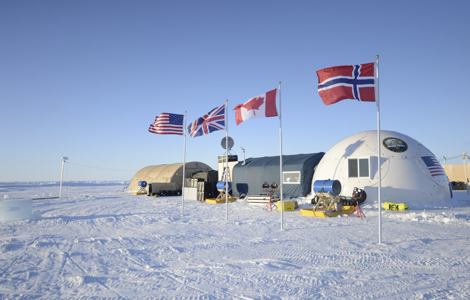 Ice Camp Sargo in the Arctic Circle