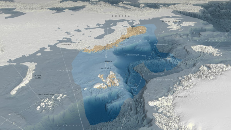 norwegian coast and sea bed