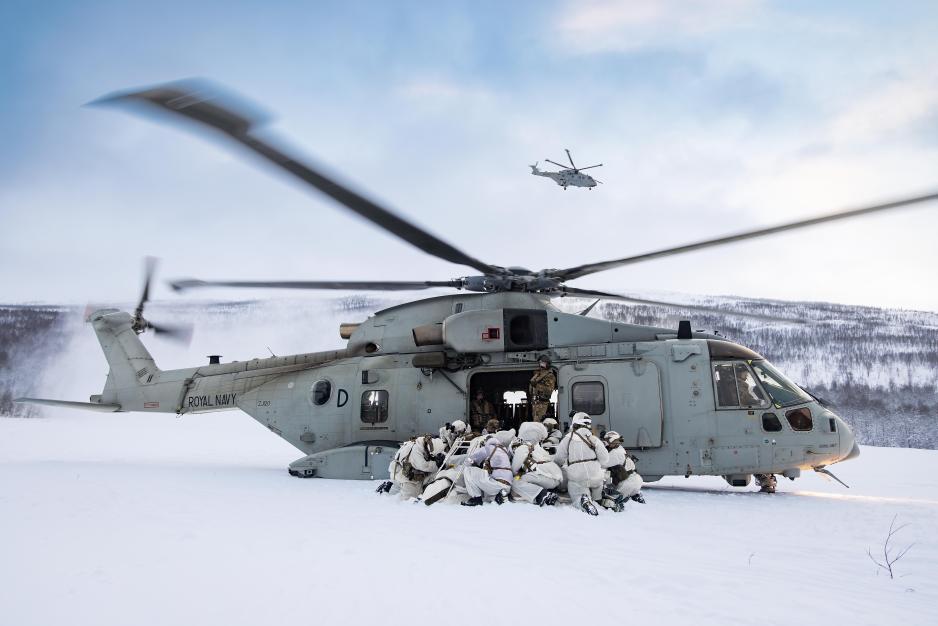 Commando force training in Norway