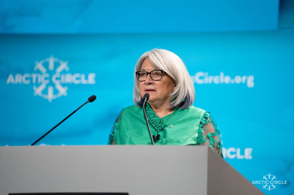 Mary Simon, Arctic Circle Assembly in Reykjavik 2022.