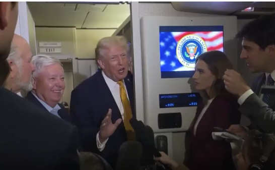 Skjermbilde 2026-01-06, Trump Airforce1