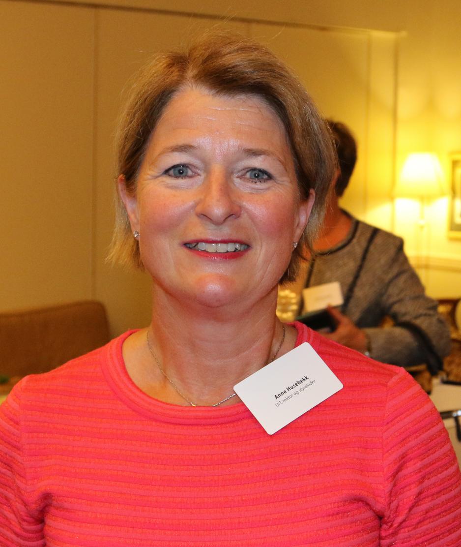 Rektor Anne Husebekk ved Universitetet i Tromsø - Norges arktiske universitet. (Foto: Hege Eilertsen)