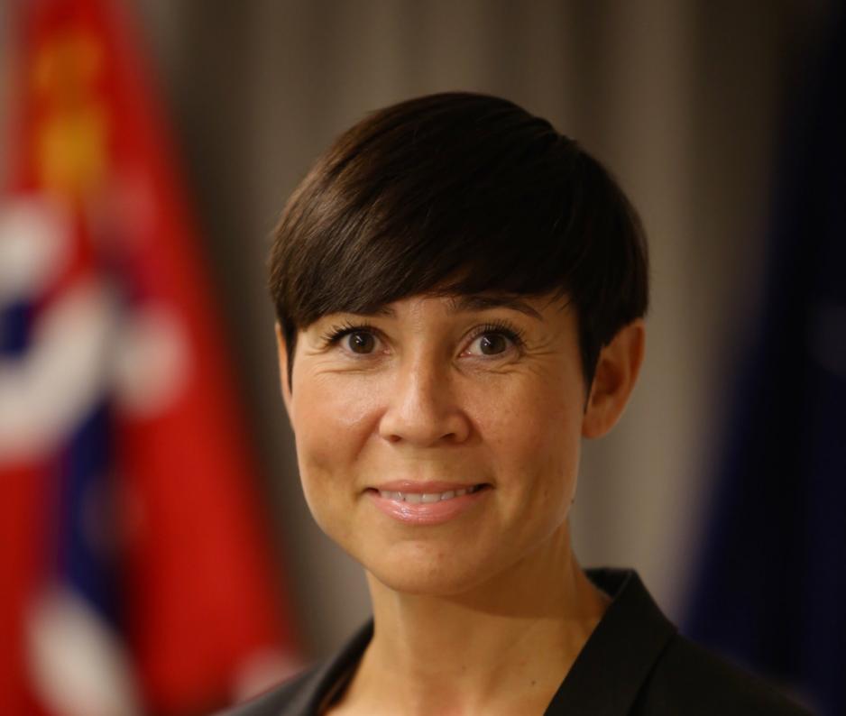 Utenriksminister Ine Eriksen Søreide. Foto: Regjeringen.