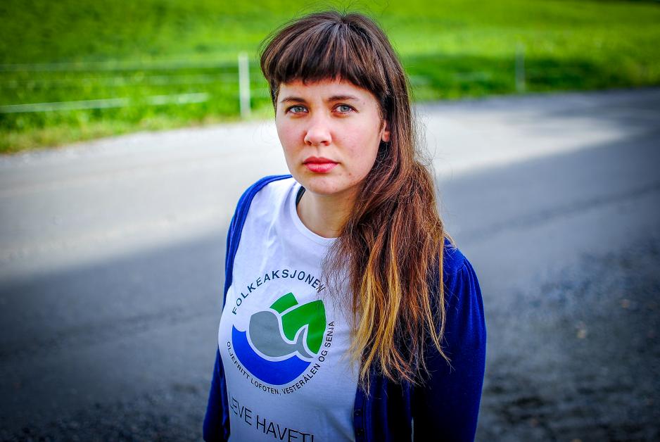 Leder Bente Kristine Lorentzen i Folkeaksjonen oljefritt Lofoten, Vesterålen og Senja.