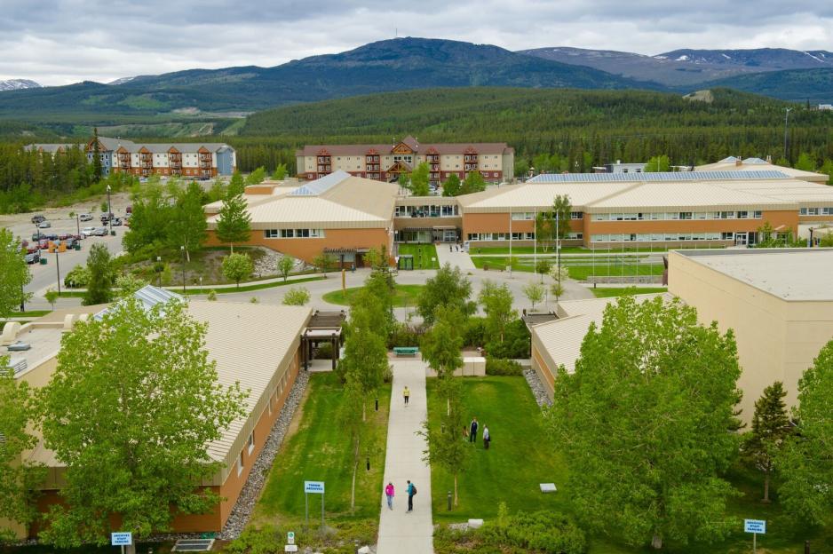 The current Yukon College’s main campus in Whitehorse, Yukon. (Archbould Photography archbould.com)
