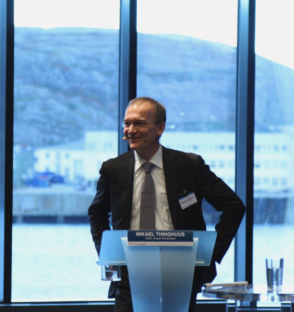 Direktør i Royal Greenland Mikael Thinghuus. Foto: Lars Olav Helgerud