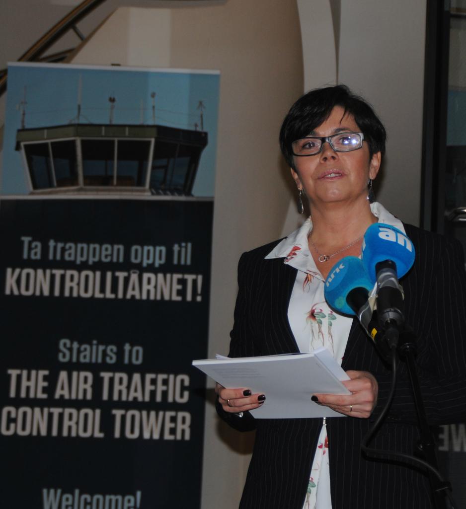 - Hvis beslutningene tas som planlagt, kan vi ha en ny lufthavn ferdig i Bodø i 2024-2026, sier lufthavnsjef Inger-Hilde W. Tobiassen. (Foto: Arne F. Finne).
