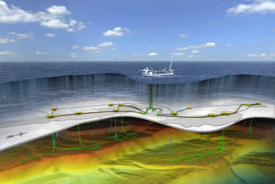 10 bunnrammer til Statoils Johan Castberg-prosjekt holder hjulene i gang hos Aker Solutions i Sandnessjøen i drøye to år fremover. (Illustrasjon: Statoil).