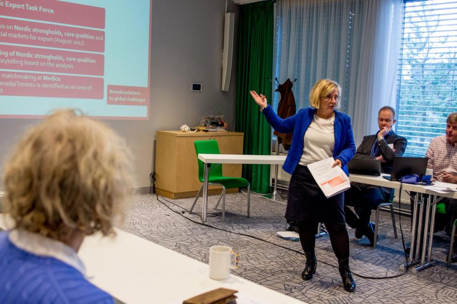 Seniorinnovasjonsrådgiver og prosjektleder Mona Truelsen i Nordic Innovation mener Norden kan bli verdensledende på både eksport og utvikling av innovativ velferdsteknologi. (Foto: Nordic Innovation)