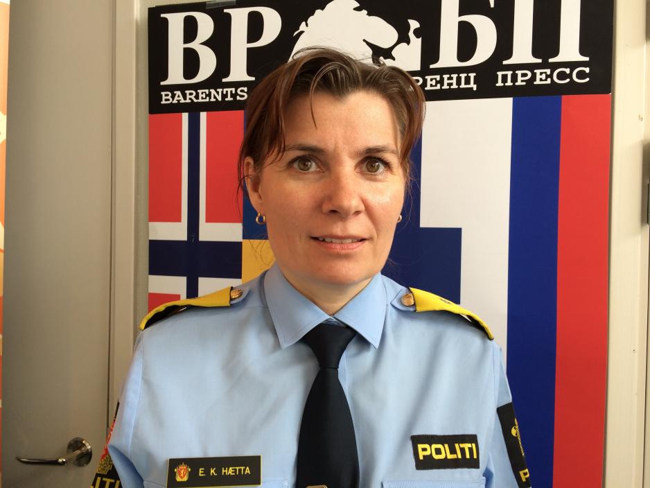Politimester Ellen Katrine Hætta i Øst-Finnmark politidistrikt