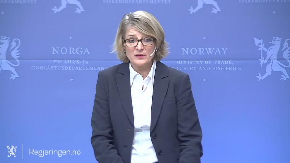 Styreleder Annette Malm Justad la i dag fram styrets forslag til løsning for Store Norske.