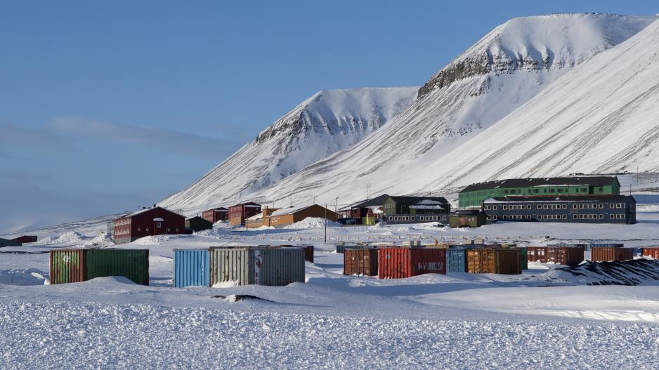 Svea sentrum, Svalbard.