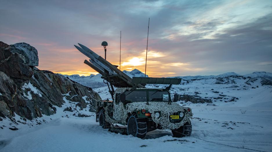 Arctic Bolt 2022: Brigade Nord øver med sitt nye mobile rakettsystem for luftvern, Norwegian Advanced Surface-to-Air Missile System (NASAMS). (Foto: Synne Nilsson/Forsvaret) >