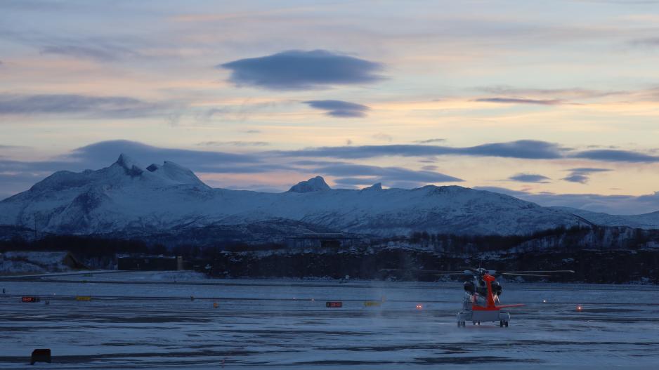 SAR Queen på Bodø flystasjon