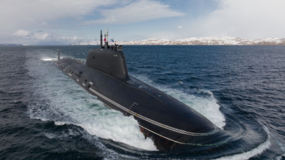  Strategiske missilubåter med atomvåpen er hovedtrekket ved Nordflåten, og omtales som den viktigste komponenten i Russlands forsvar. (Foto: Det russiske forsvarsministeriet)