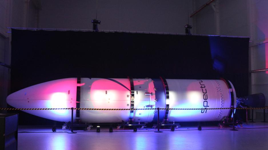 The first test launch from Andøya Spaceport will be the launcher Spectrum from Isar Aerospace. The test launch is scheduled for the second half of 2023. The payload of small satellites that are being transported into polar and sun-syncronous orbits are from European institutions, including FramSat1, developed by students at the Norwegian University of Science and Technology. (Photo Trine Jonassen) Spectrum