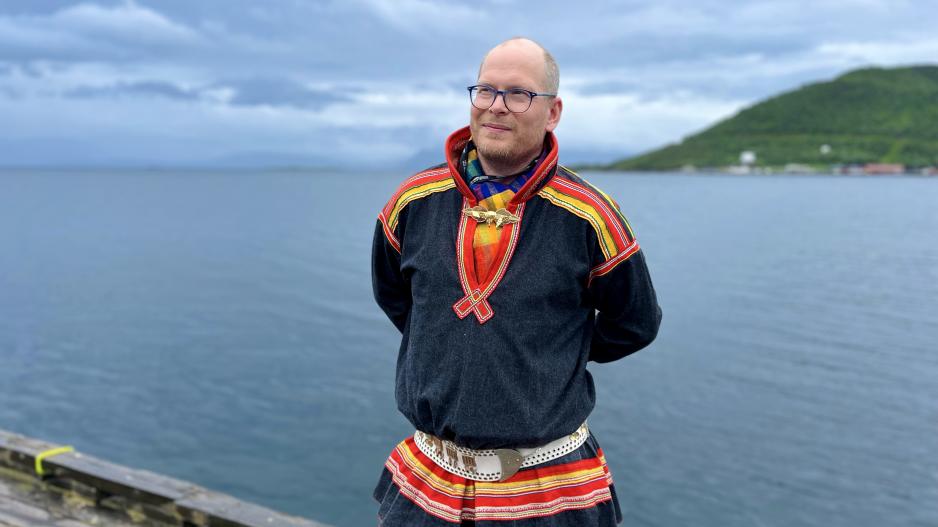 Aslat Simma, reindriftsutøver i Karesuando og sametingsrepresentant på svensk side av Sápmi. >