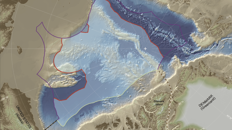 GALLERI: Canadas krav på utvidet kontinentalsokkel i Polhavet av 2022. Dette overlapper med krav fra Danmark (Grønland), Russland og USA. (Kilde: Canadas regjering) >