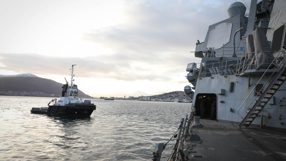 USS Jason Dunham anløp Tromsø i etterkant av nevnte patrulje. (Foto: Marieliza Rosales/USAs marine)