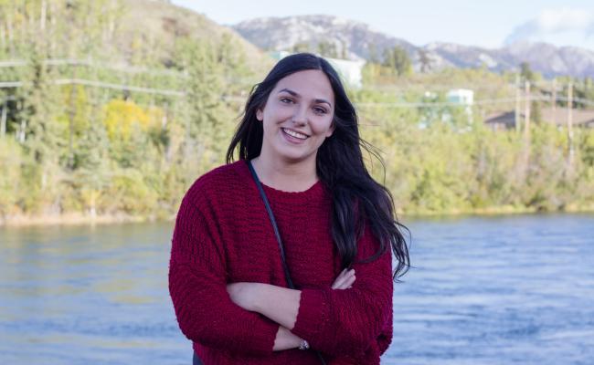 Fiona Azizaj came to Northern Canada as a refugee with her parents when she was a child. Now she is one of many passionate volunteers who work with Yukon Cares to resettle families in Whitehorse. (Photo: Desiree Hauswald for High North News)