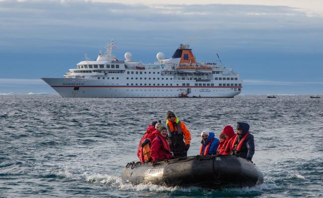 MV Hanseatic near Canada’s Somerset Island in the Arctic